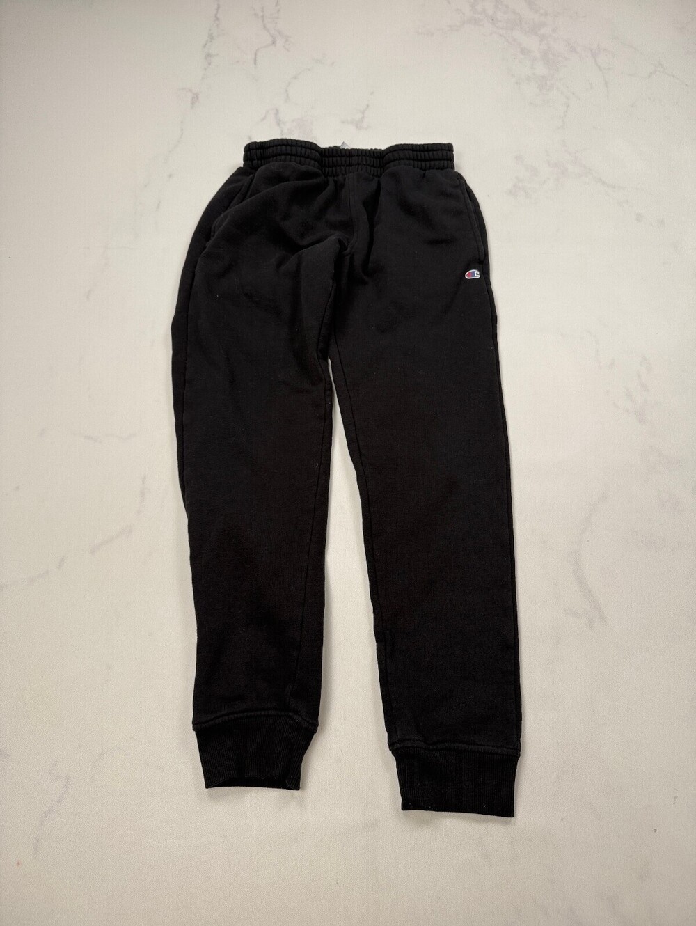 Champion Sweatpants Pants Black 90s VTG Relaxed Cut - Boys M (10/12)